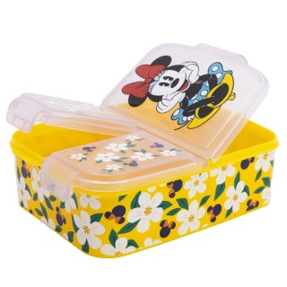 ŚNIADANIÓWKA z przegródkami trzykomorowa lunchbox MYSZKA MINNIE Sunshine