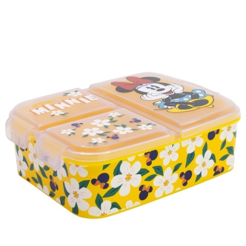 ŚNIADANIÓWKA z przegródkami trzykomorowa lunchbox MYSZKA MINNIE Sunshine