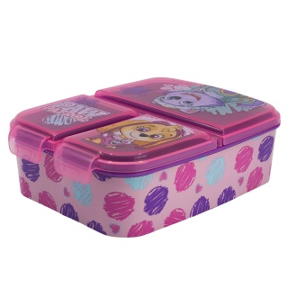 ŚNIADANIÓWKA z przegródkami trzykomorowa lunchbox PSI PATROL SKYE