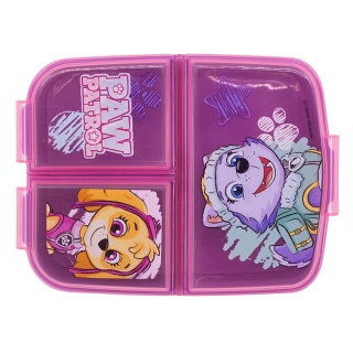 ŚNIADANIÓWKA z przegródkami trzykomorowa lunchbox PSI PATROL SKYE