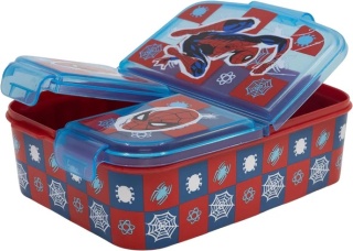 ŚNIADANIÓWKA trzykomorowa z przegródkami lunchbox SPIDERMAN
