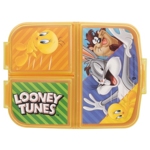 ŚNIADANIÓWKA z przegródkami trzykomorowa lunchbox Sweetie Bugs Looney Tunes