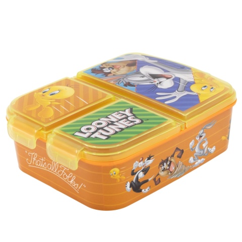 ŚNIADANIÓWKA z przegródkami trzykomorowa lunchbox Sweetie Bugs Looney Tunes