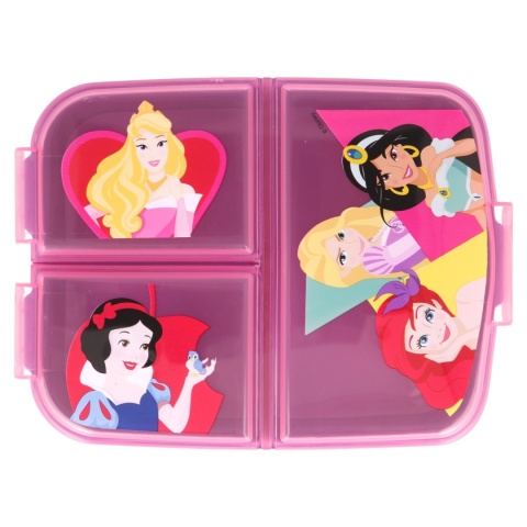 ŚNIADANIÓWKA trzykomorowa z przegródkami lunch box księżniczki Disney