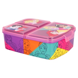 ŚNIADANIÓWKA trzykomorowa z przegródkami lunch box księżniczki Disney
