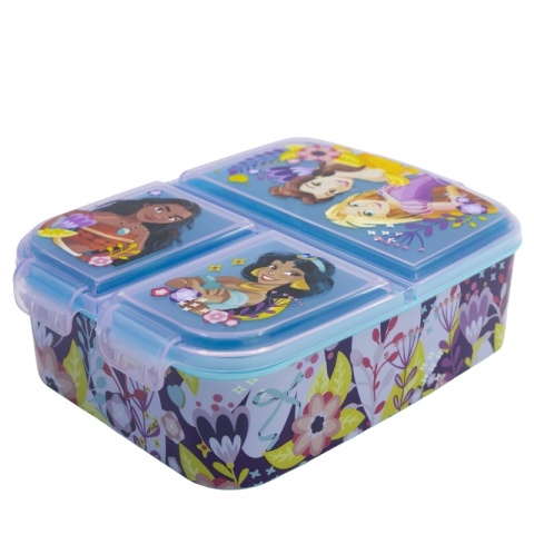 ŚNIADANIÓWKA trzykomorowa z przegródkami lunchbox Księżniczki Vaiana Bella