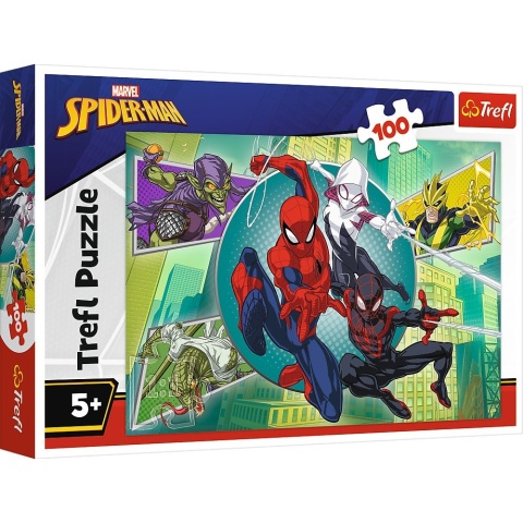 Spiderman Pajęczna Puzzle 100 el Trefl 16519