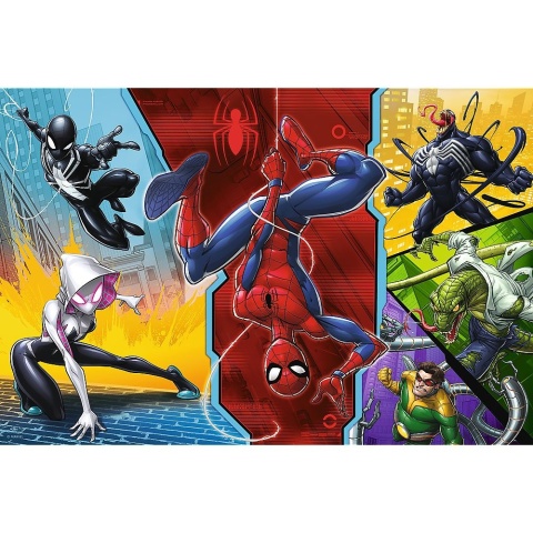 SPIDERMAN Do góry nogami Puzzle 100 el Trefl 16347