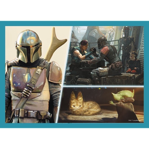 STAR WARS MANDALORIAN Trefl Puzzle 4W1 207 EL 34397