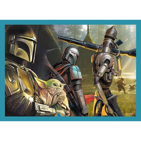 STAR WARS MANDALORIAN Trefl Puzzle 4W1 207 EL 34397