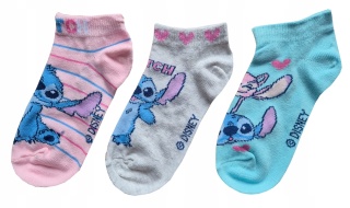 Skarpetki skarpety LILO I STITCH bawełniane Stopki dziecięce 3-pak 27/30