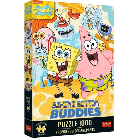 SpongeBob Kanciastoporty Puzzle Trefl premium 1000 EL 12081