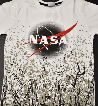 T-shirt koszulka dziecięca NASA bluzeczka chłopięca bawełniana 134/140