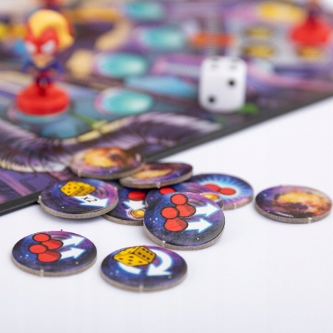 Avengers Spiderman Groot Marvel gra planszowa Chińczyk pionki figurki