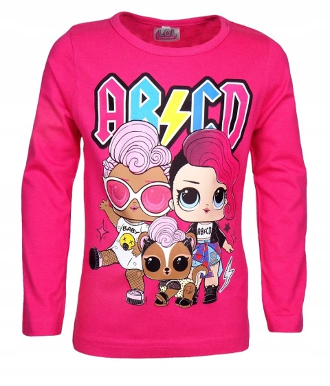 Bluzka Koszulka t-shirt LOL L.O.L. SURPRISE ABCD 116