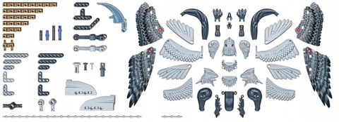 Harry Potter Hardodziób klocki do układania Clementoni