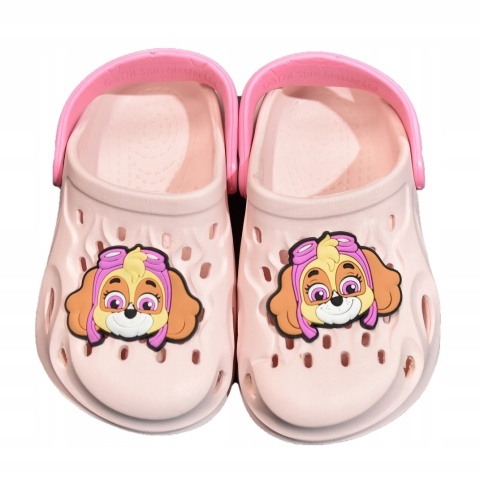 Klapki kroksy buty dziecięce PSI PATROL basenowe plażowe kapcie ogrodowe 28