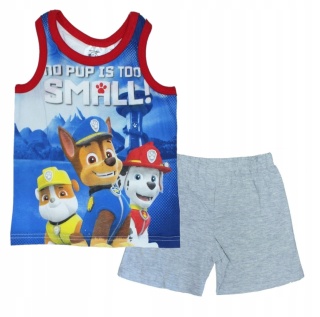 Komplet letni dziecięcy PSI PATROL spodenki t-shirt bawełniany 98