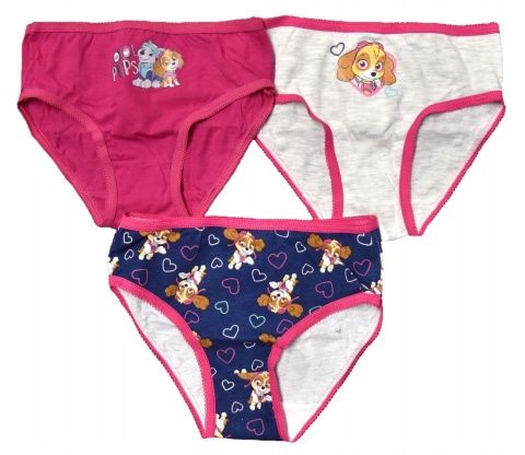 Majtki figi dziecięce PSI PATROL majteczki dziewczęce bawełna 3pak 98/104