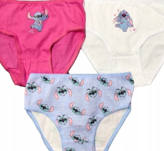 Majtki figi dziecięce STITCH majteczki dziewczęce bawełniane 3pak 110/116