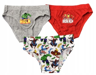 Majtki slipy dziecięce AVENGERS majtki chłopięce bawełniane HULK 92/98
