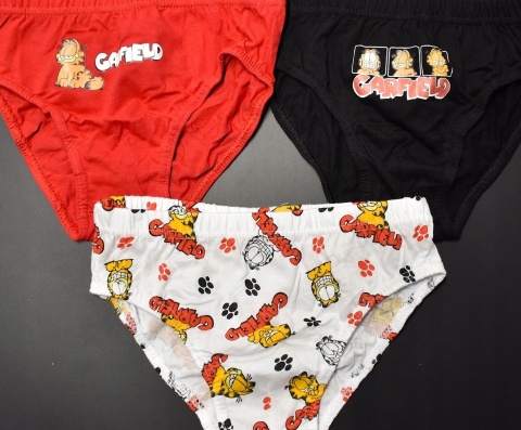 Majtki slipy dziecięce GARFIELD majtki chłopięce bawełniane 122/128