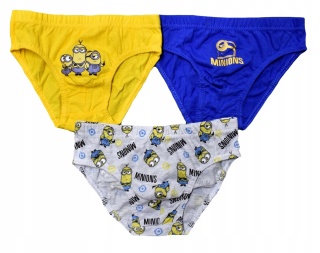 Majtki slipy dziecięce MINIONKI majtki chłopięce bawełniane 104/110