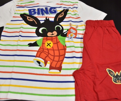 Piżama dziecięca KRÓLIK BING piżamka chłopięca letnia bawełniana 92