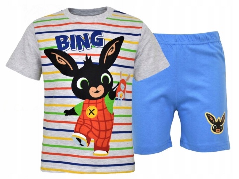 Piżama dziecięca KRÓLIK BING piżamka chłopięca letnia bawełniana 92