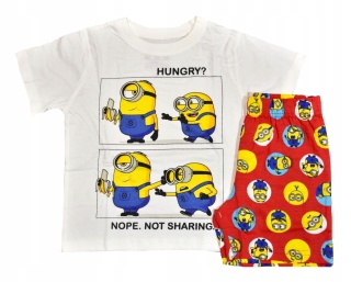 Piżama dziecięca MINIONKI piżamka chłopięca bawełniana letnia komplet 116