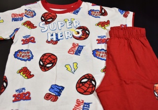 Piżama dziecięca SPIDERMAN piżamka chłopięca bawełniana letnia komplet 116