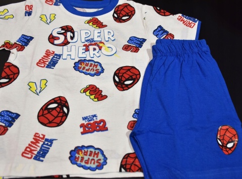Piżama dziecięca SPIDERMAN piżamka chłopięca bawełniana letnia komplet 116