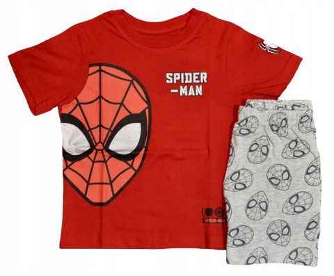 Piżama dziecięca SPIDERMAN piżamka chłopięca bawełniana letnia komplet 122