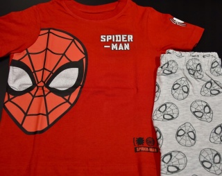 Piżama dziecięca SPIDERMAN piżamka chłopięca bawełniana letnia komplet 98