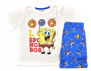 Piżama dziecięca SPONGEBOB piżamka chłopięca bawełniana letnia 104