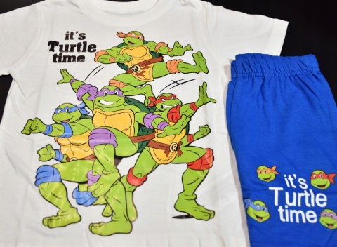 Piżama dziecięca WOJOWNICZE ŻOŁWIE NINJA piżamka chłopięca bawełniana 134