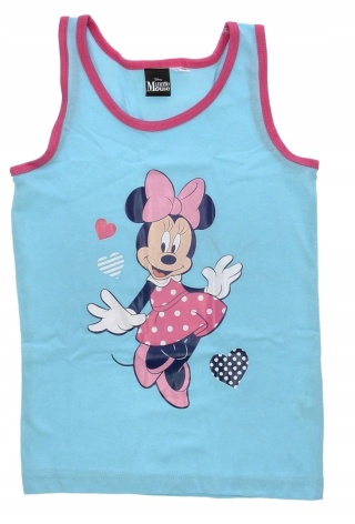 Podkoszulek na ramiączkach MYSZKA MINNIE podkoszulka dziecięca 2-PAK 110/116