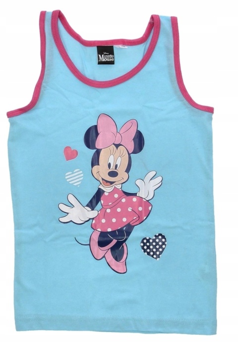 Podkoszulek na ramiączkach MYSZKA MINNIE podkoszulka dziecięca 2-PAK 110/116