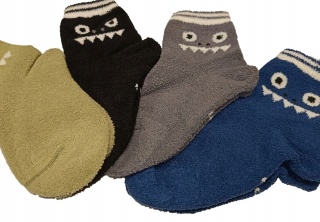 Skarpetki dziecięce zimowe ciepłe skarpety wełniane angora 4 pary 27-30