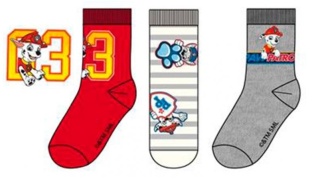 Skarpetki skarpety PSI PATROL dziecięce bawełniane pieski 3-pak 27-30