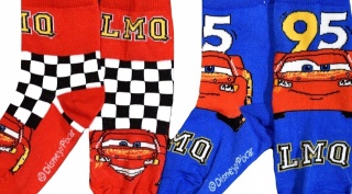 Skarpetki skarpety dziecięce AUTA ZYGZAK MCQUEEN bawełniane 2-pak 27/30