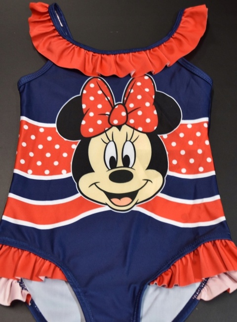 Strój kąpielowy dziecięcy jednoczęściowy MYSZKA MINNIE dziewczęcy 110/116