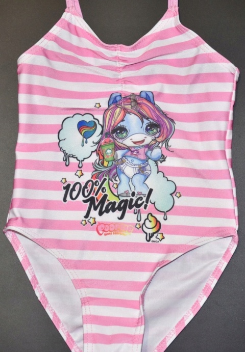 Strój kąpielowy dziecięcy jednoczęściowy POOPSIE na basen 122/128