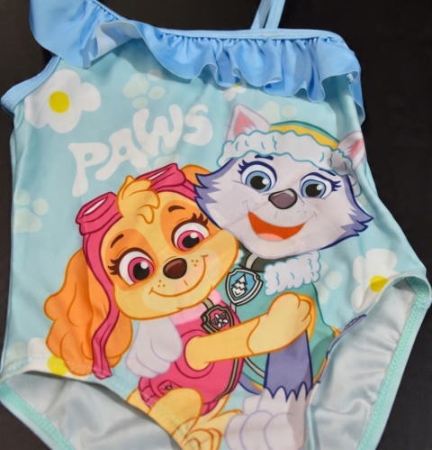 Strój kąpielowy dziecięcy jednoczęściowy PSI PATROL dla dziewczynki 110/116