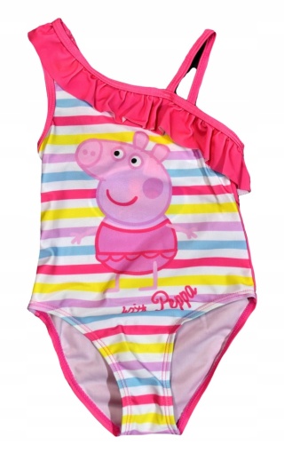 Strój kąpielowy dziecięcy jednoczęściowy ŚWINKA PEPPA na basen 104/110