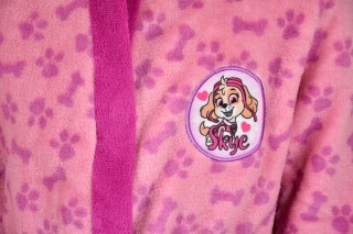 Szlafrok dziecięcy PSI PATROL SKYE ciepły kąpielowy kaptur pluszowy 110/116