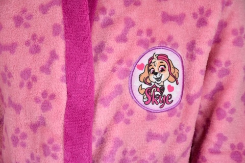 Szlafrok dziecięcy PSI PATROL kaptur koral ciepły kąpielowy pluszowy 98/104