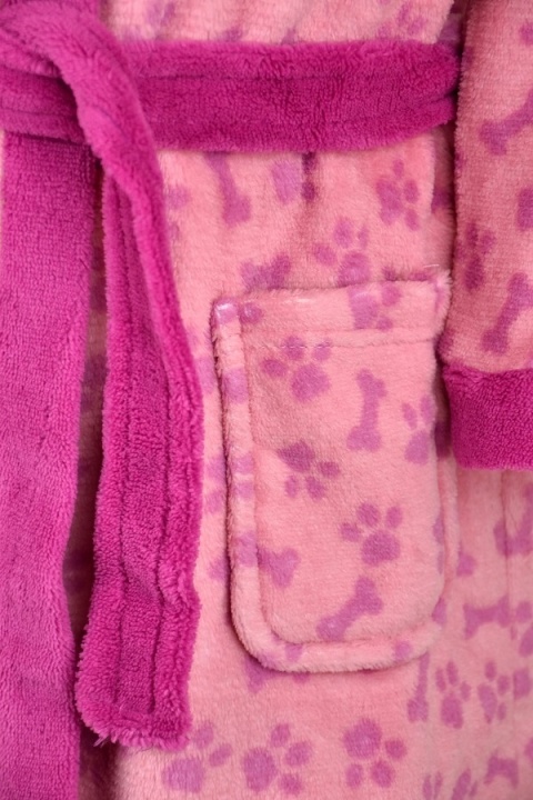 Szlafrok dziecięcy PSI PATROL kaptur koral ciepły kąpielowy pluszowy 98/104