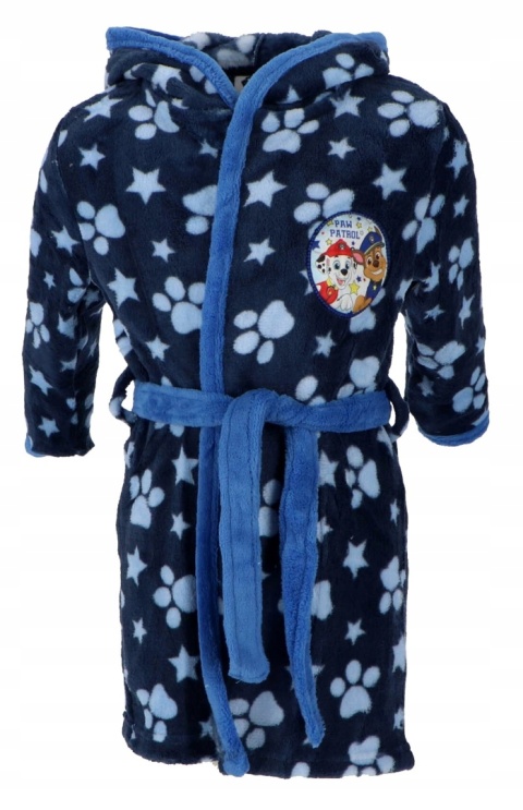 Szlafrok dziecięcy PSI PATROL kaptur koral ciepły kąpielowy pluszowy 98/104