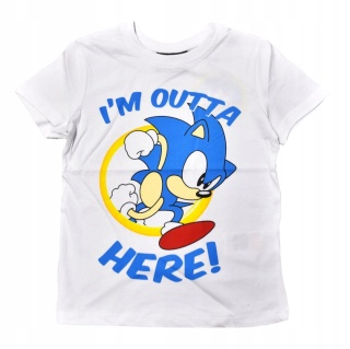 T-shirt koszulka dziecięca SONIC bluzeczka chłopięca bawełniana 110